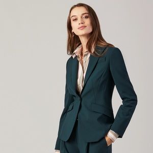 Brooks Brothers Dark Green Stretch Wool Blazer Jacket